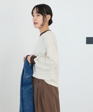 CRAFT STANDARD BOUTIQUE 選べるシルエット/クルーネックロンTee Ivory