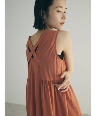 Green Parks armonia.バッククロスワンピース Orange