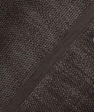 23区 L サマーツイード 7分袖 ジャケット ダークブラウン系