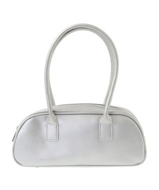 earth music&ecology ワイドボストンバッグ Silver