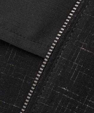 JOSEPH HOMME 【HIGH GRADE LINE】カスリウールワッシャー　ジップアップブルゾン ブラック系