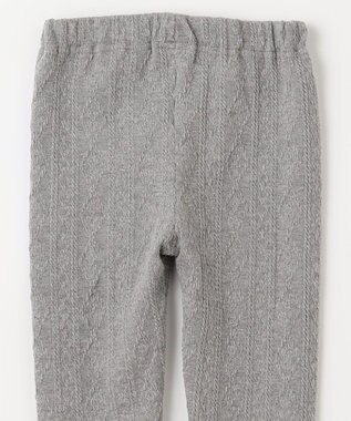 ANY KIDS ケーブルレギンス 杢グレー