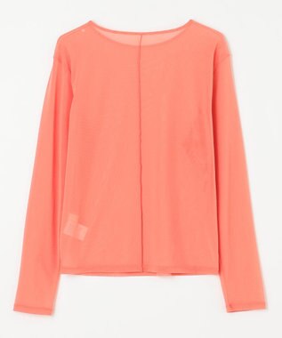 NAVE 【Nave・洗える】チュールジャージー トップス オレンジ系