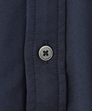 JOSEPH HOMME ツイルネルジャージー　ウイングカラーシャツ ネイビー系