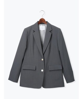 Te chichi シングルブレストテーラードジャケット《2026 spring catalog item》 グレー