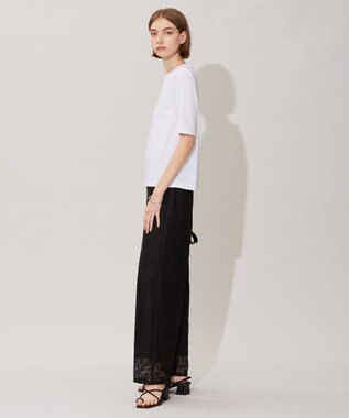 ICB L 【洗える】 ベーシック Tシャツ オフホワイト系