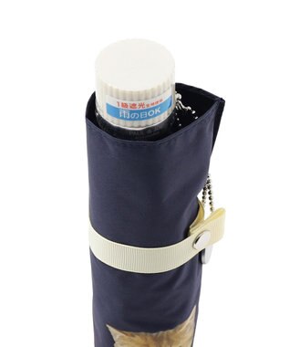 MOONBAT 【一級遮光日傘】ポール & ジョー (PAUL & JOE　ACCESSOIRES) ヌネット 折りたたみ傘 ネイビーブルー