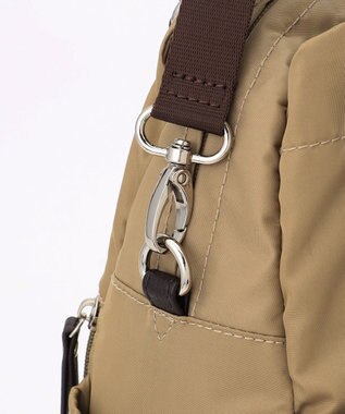 LA BAGAGERIE 【MONICA】ポーチ付き4WAYリュックサック ベージュ