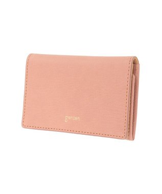 genten フレスコ 名刺入れ ピーチベージュ