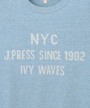 J.PRESS MEN 【NYUZELESS】NYC グラフィック Ｔシャツ サックスブルー系
