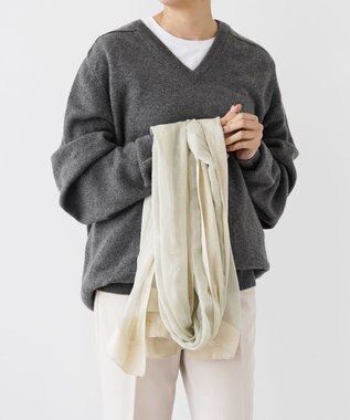 muto frame シルクカシミヤストール frame green