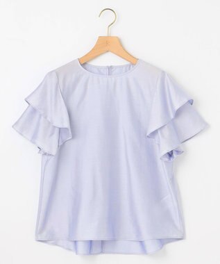 組曲 カールマイヤーフリル ブラウス サックスブルー系1