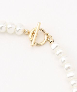 UNFILO 2SET パールネックレス×チョーカー ゴールド