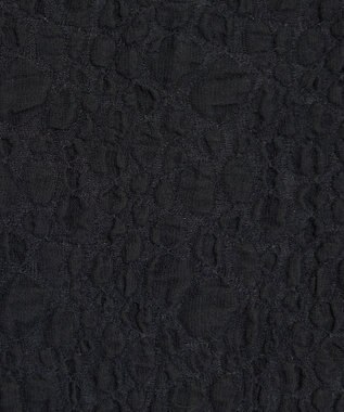 uncrave 【洗濯機洗い可】ストレッチレース スカート（uncrave WHITE） ブラック