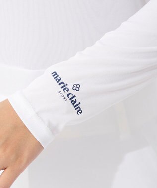 FILA GOLF／marie claire 【Marie claire sports】ハイネックメッシュアンダーシャツ ホワイト