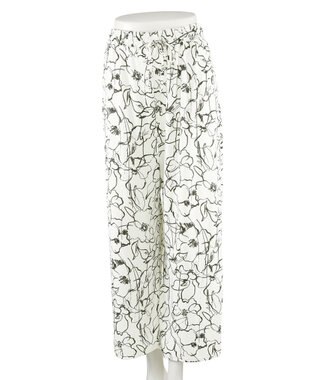 San-ai Resort（三愛水着楽園） ロングパンツセット　9M・11L　【Coral veil（コーラルヴェール）】 ブラック