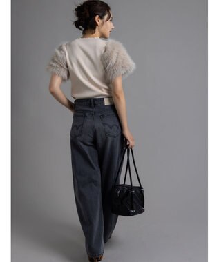 Te chichi スリーブファーニットプルオーバー《2025Autumn catalog item》 ベージュ