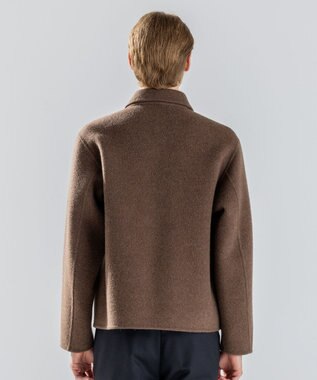 JOSEPH HOMME 【新素材】ウールキャメルリバー　ジップアップブルゾン キャメル系