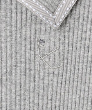 組曲 KIDS 【110-140㎝】 セーラーカラー リブトップス グレー