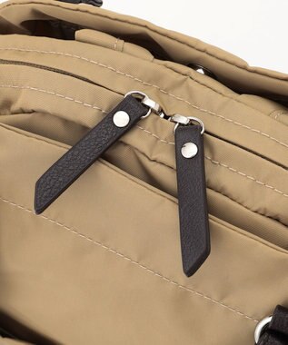 LA BAGAGERIE 【MONICA】ポーチ付き4WAYリュックサック ベージュ