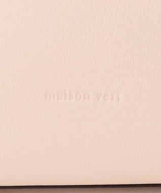 LA BAGAGERIE 【maison vert】 【超軽量・多収納】バイカラーリボンショルダーバッグ アイボリー