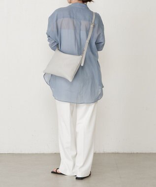 russet エンボスモノグラムショルダーバッグ(CE-1547) L.Gray