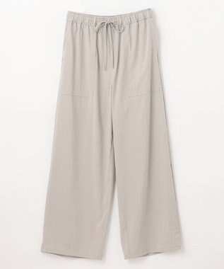 ANY L 【洗濯機可能/接触冷感/UVケア/イージーケア】清涼リラックスパンツ グレージュ