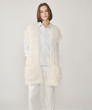 起毛ニットベスト