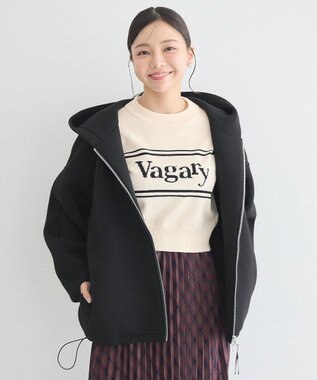 earth music&ecology フーディーダンボールジップブルゾン Black