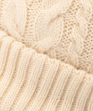 23区GOLF 【WOMEN】ニットキャップ アイボリー系