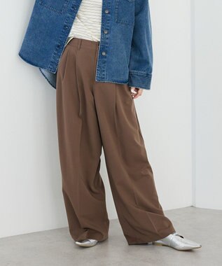 CRAFT STANDARD BOUTIQUE タックイージーワイドパンツ