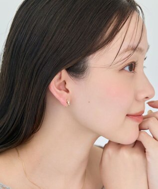 Phoebe 〈痛くないシリーズ/金属アレルギー対応〉クイーンパールビジューライトフィットイヤリング/ニッケルフリー ホワイト
