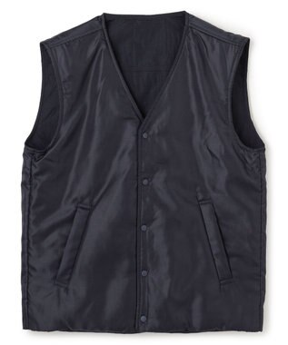 JOSEPH HOMME 【2WAY】パデットニットブロック　リバーシブルベスト ネイビー系