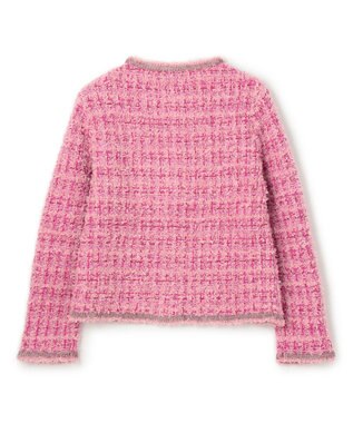 TOCCA 【洗える】THOUSAND WAVE ニットジャケット ピンク系