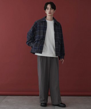 WEGO 【ユニセックス着用ITEM】メルトンショートZIPブルゾン 柄1