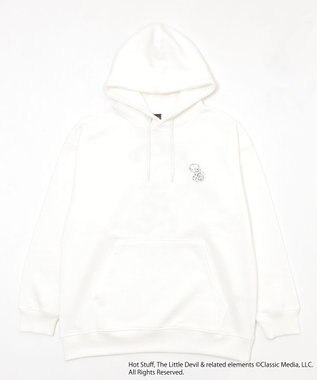 WEGO 【ユニセックス着用ITEM/裏起毛】HOTSTUFFグラフィックプルオーバー ホワイト