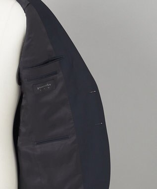 GOTAIRIKU 【オールシーズン対応】WOOL×POLYESTER ライトウェイト スーツ（ネイビー） ネイビー系
