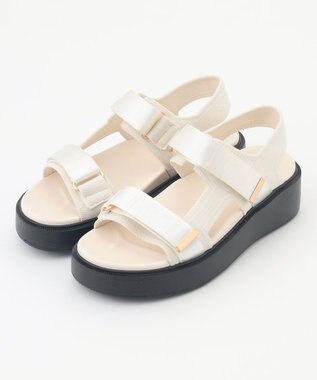 steppi 【洗える】厚底 ストラップサンダル オフ