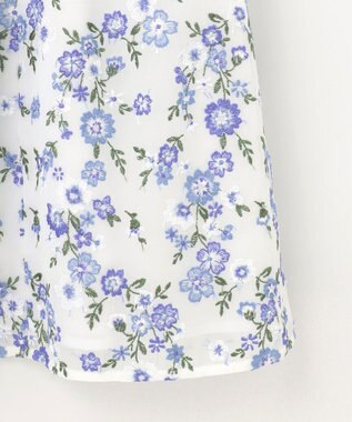 TOCCA 【洗える】MAY FLOWERS ドレス ブルー系7
