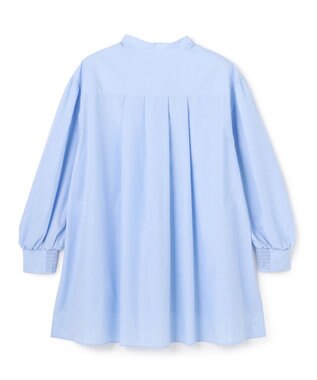 UNFILO 【新色追加】ボリュームスリーブ ブラウス サックス