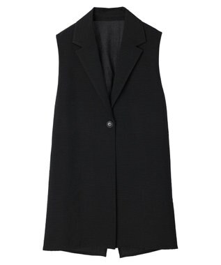 earth music&ecology バックデザインジレ Black