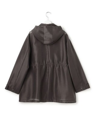 ICB L テントライン フーデットコート チャコール［シアー］