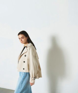 GRACE CONTINENTAL ドルマントレンチジャケット ベージュ