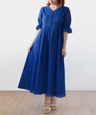 TOCCA 【大人百花掲載・消臭・洗える・WEB限定カラー有】ZELLIGE ドレス [新色・WEB限定カラー]ブルー系7