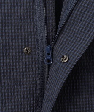 J.PRESS MEN ハイパワーストレッチサッカー ハーバーブルゾン ネイビー系3