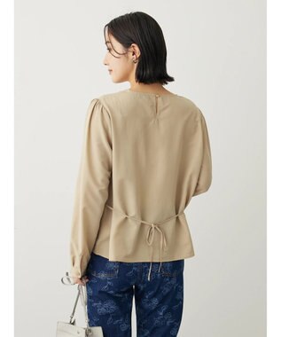 Green Parks レイヤード風ビスチェブラウス Beige