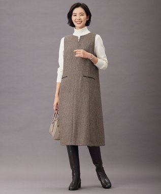 T/W 千鳥 ツイード ジャンパースカート / J.PRESS LADIES