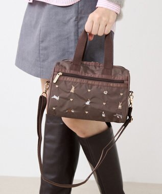 LeSportsac EVERYDAY SM SATCHEL/バニーエンブロイダリー バニーエンブロイダリー