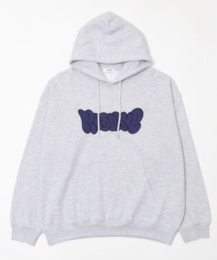 WEGO 【ユニセックス着用ITEM/SMLサイズ展開】グラフィックロゴプルパーカー グレーその他