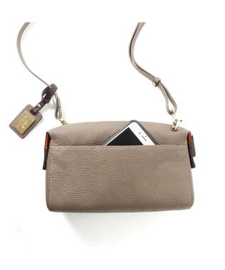 PELLE BORSA シンプルショルダーポシェット Reinette レネット 4717 トープ